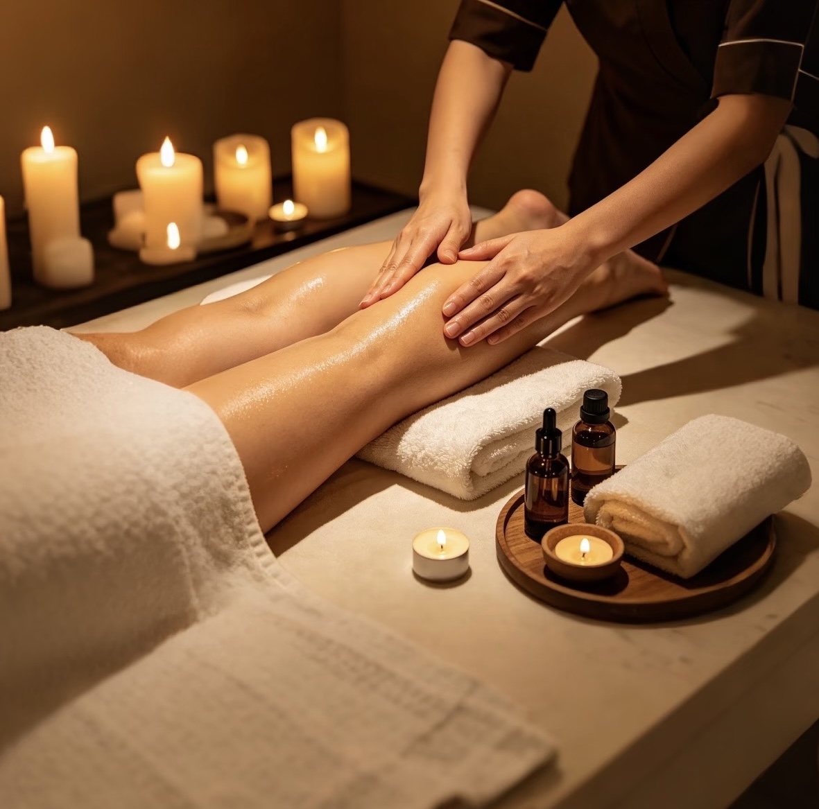 Body wellness massage treatment at Revitalized Beauty