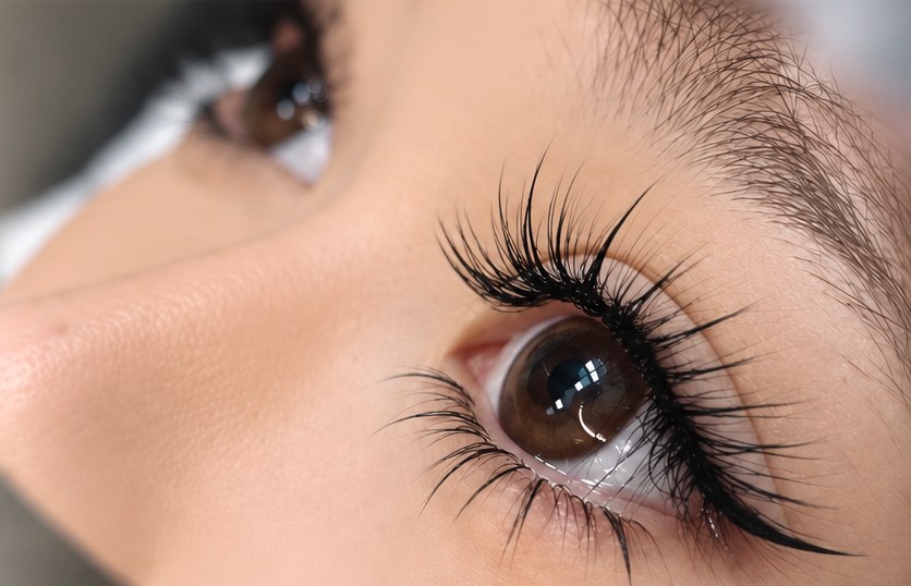 Eyelash extensions by Revitalized Beauty — client result